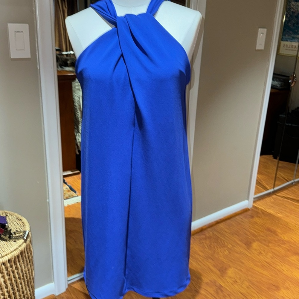 Zara Blue Halter Dress